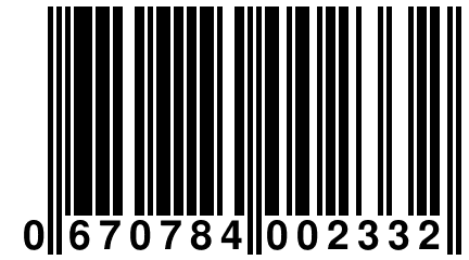 0 670784 002332