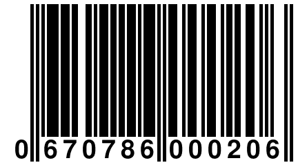 0 670786 000206