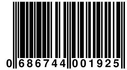 0 686744 001925