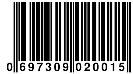 0 697309 020015