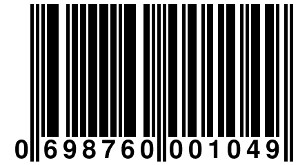 0 698760 001049