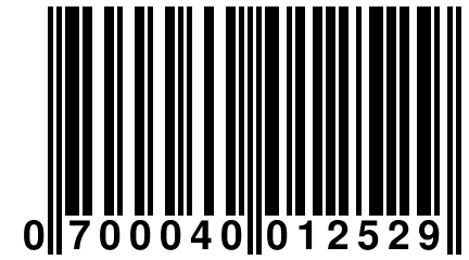 0 700040 012529