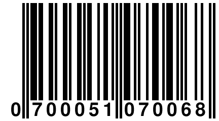 0 700051 070068