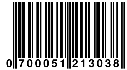 0 700051 213038