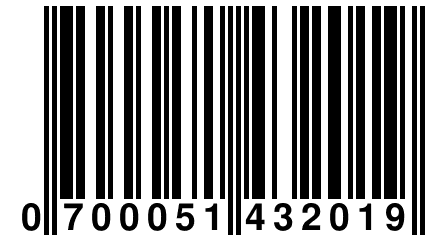 0 700051 432019