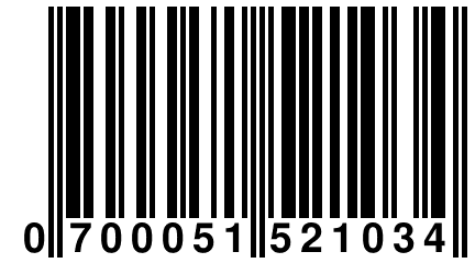 0 700051 521034