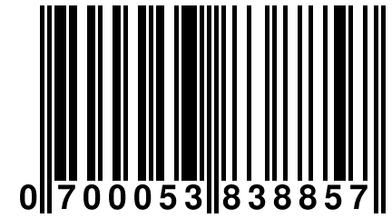 0 700053 838857