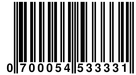 0 700054 533331