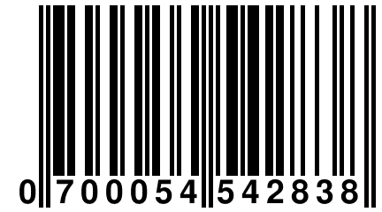 0 700054 542838