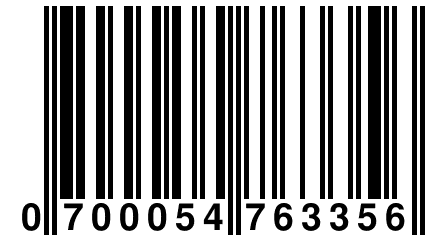 0 700054 763356