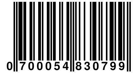 0 700054 830799