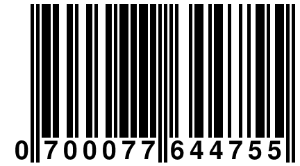 0 700077 644755