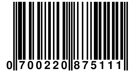 0 700220 875111