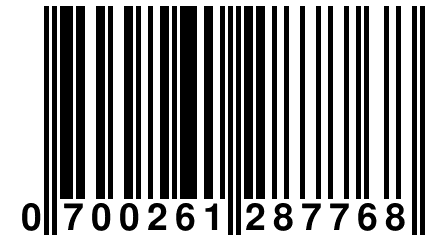 0 700261 287768