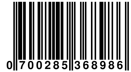 0 700285 368986