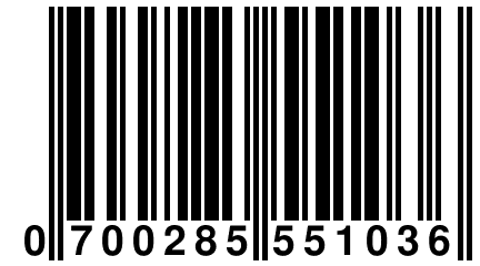 0 700285 551036