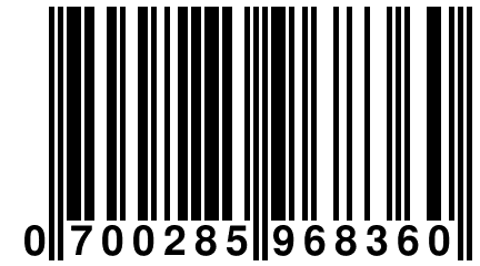 0 700285 968360