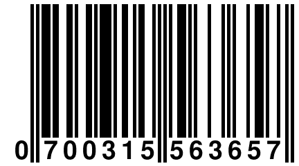 0 700315 563657