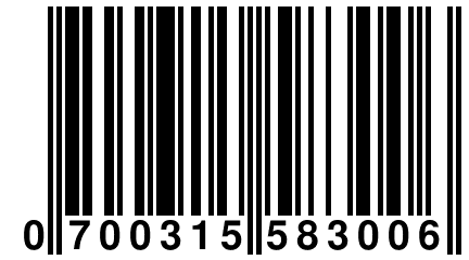 0 700315 583006