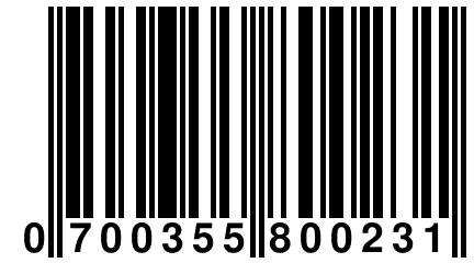 0 700355 800231