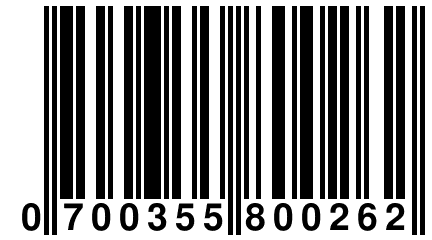 0 700355 800262