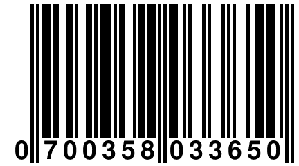 0 700358 033650