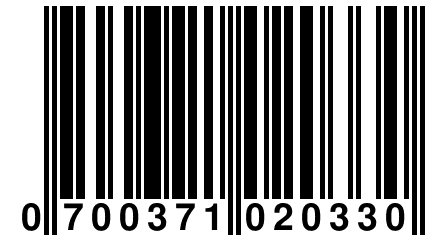 0 700371 020330