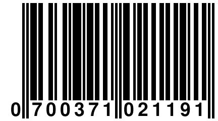 0 700371 021191