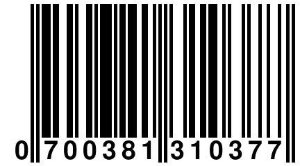 0 700381 310377