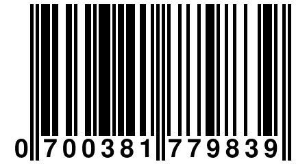 0 700381 779839