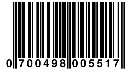 0 700498 005517