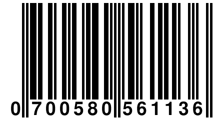 0 700580 561136