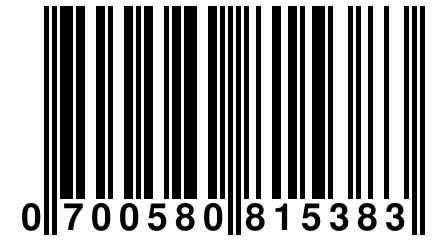 0 700580 815383