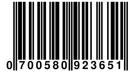 0 700580 923651