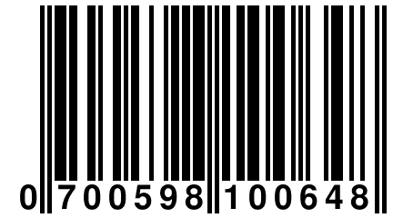 0 700598 100648