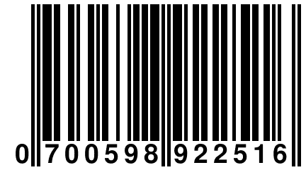 0 700598 922516