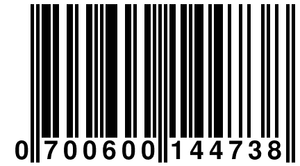 0 700600 144738