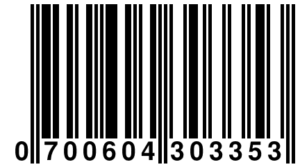 0 700604 303353