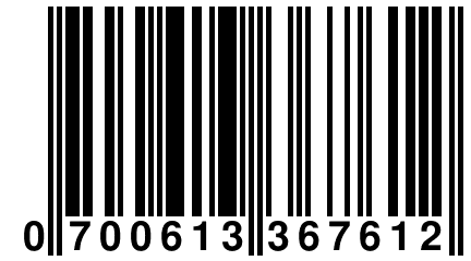 0 700613 367612