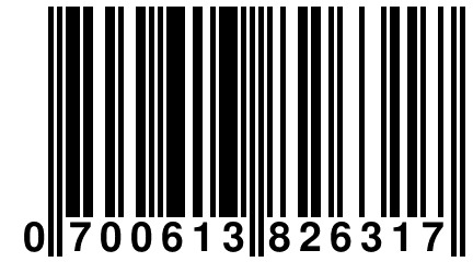 0 700613 826317