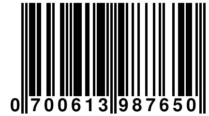 0 700613 987650