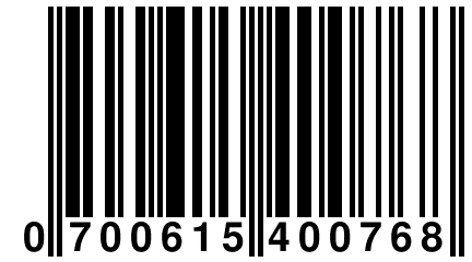 0 700615 400768