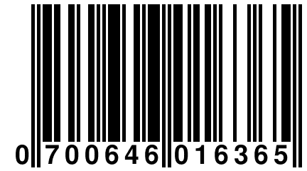 0 700646 016365