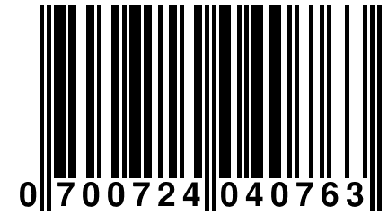 0 700724 040763