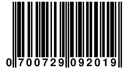 0 700729 092019