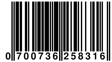 0 700736 258316