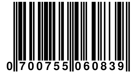 0 700755 060839