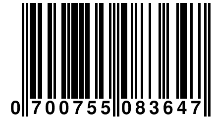 0 700755 083647