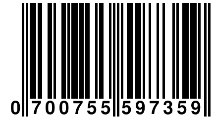 0 700755 597359