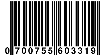 0 700755 603319